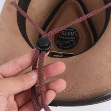 Sterling Western Hat™ Cowboy Faux Leather Retractable Strap