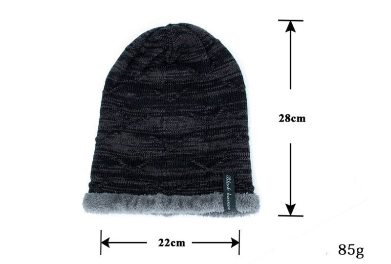 Sterling™ Classic Knit Wool Beanie Winter Rib Knit Hat