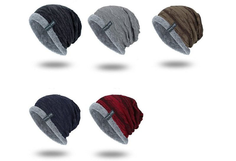 Sterling™ Classic Knit Wool Beanie Winter Rib Knit Hat