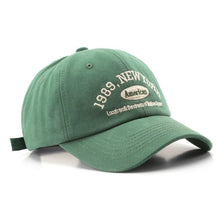 Sterling Stylish New York Cap™ Curved Fabric Embroidered Letter