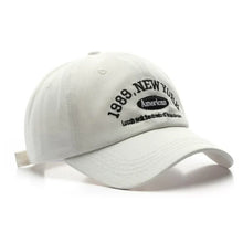 Sterling Stylish New York Cap™ Curved Fabric Embroidered Letter