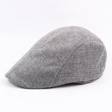 Sterling Cheesecutter Flat™ Cap Cotton Linen Adjustable Back