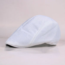 Sterling Cheesecutter Flat™ Cap Cotton Linen Adjustable Back
