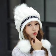 Sterling™ Cozy Fleece Lined Knit Beanie Ear Flap Pompom