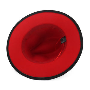Sterling Aurelia™ Color-Trim Wool-Felt Fedora