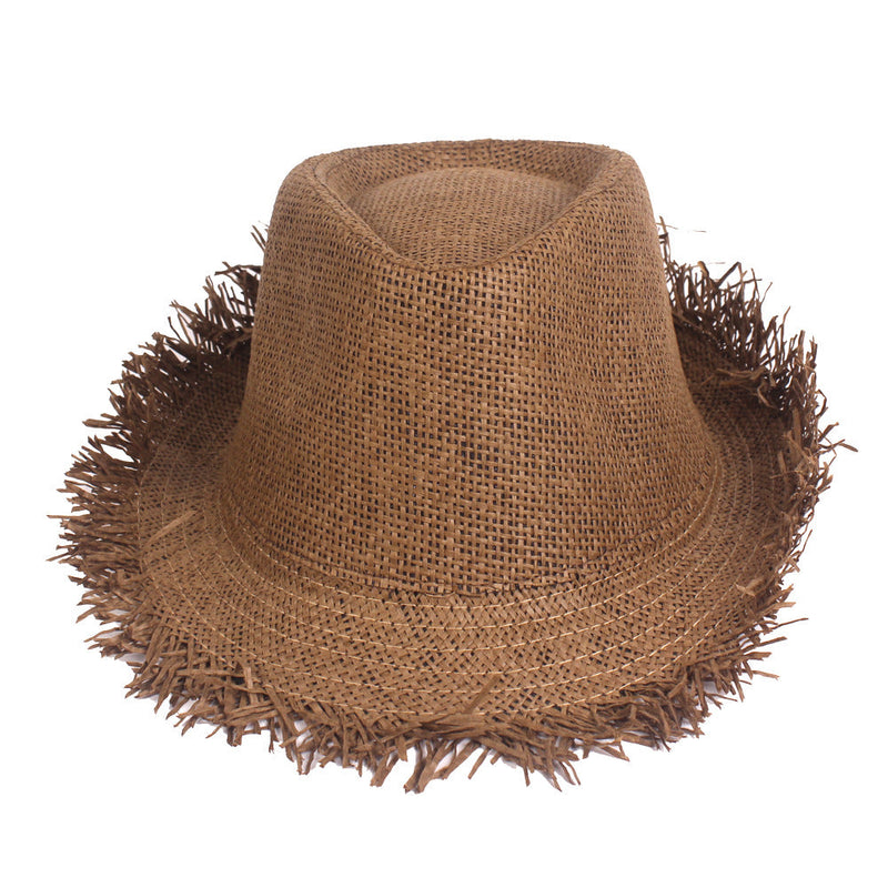 Sterling Old Straw™ Top Hat Woven Straw Black Band