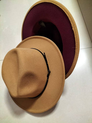 Sterling Aurelia™ Color-Trim Wool-Felt Fedora