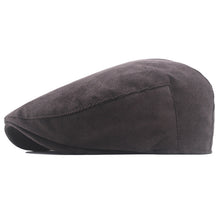 Sterling Herringbone™ Cheesecutter Flat Cap Polyester Curved Brim