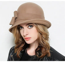 Sterling Vintage and elegant Lucy Fedora™ Felt Brim Band Detail