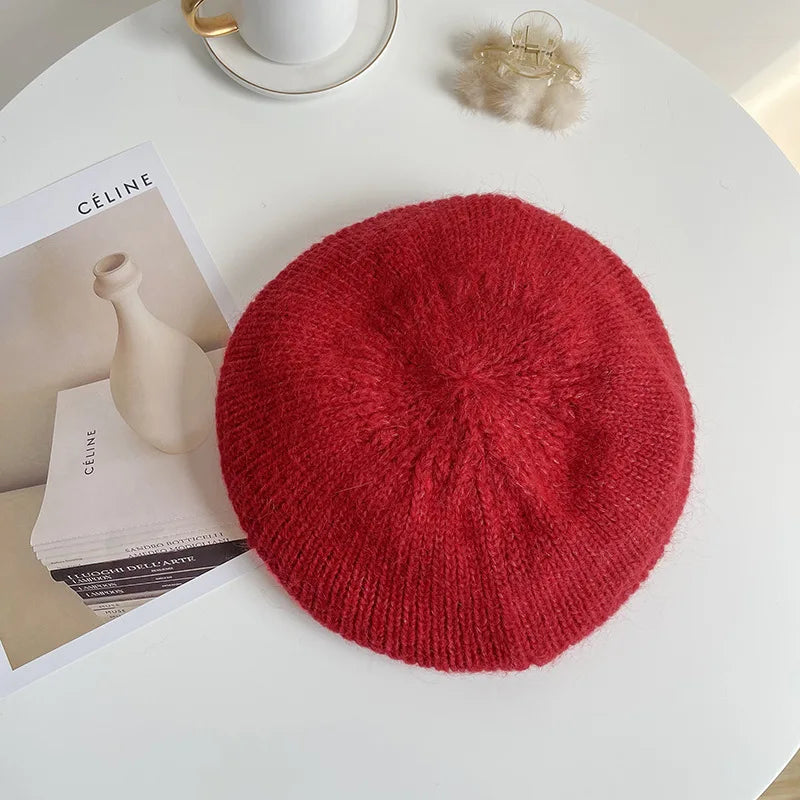 Sterling Knitted Winter Beret Hat™ for Women Soft Knit Crown