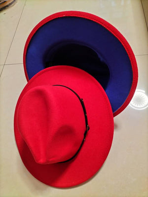 Sterling Aurelia™ Color-Trim Wool-Felt Fedora