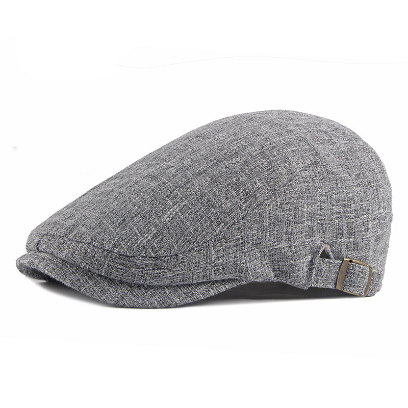 Sterling Classic British Flat Cap™ Wool Blend Herringbone Crown
