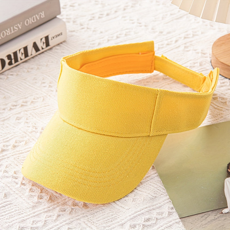 Sterling Open Top Sunshade Cap™ Curved Woven Fabric Visor