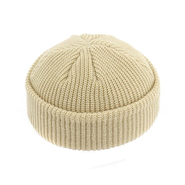 Sterling Short Dome™ Wool Beanie Thick Ribbed Knit Cap For Cold Days