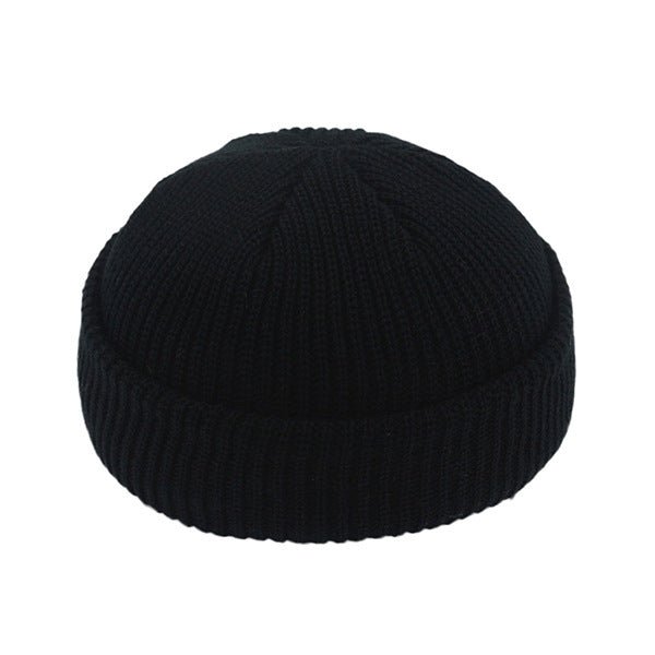 Sterling Short Dome™ Wool Beanie Thick Ribbed Knit Cap For Cold Days