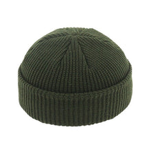 Sterling Short Dome™ Wool Beanie Thick Ribbed Knit Cap For Cold Days