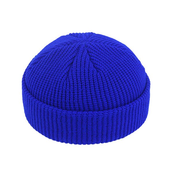 Sterling Short Dome™ Wool Beanie Thick Ribbed Knit Cap For Cold Days