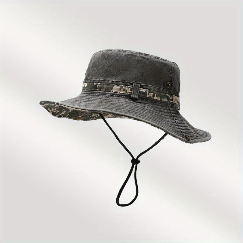 Sterling Sun Hat Boonie Hat™ Washed Cotton Bucket Hat Chin Strap