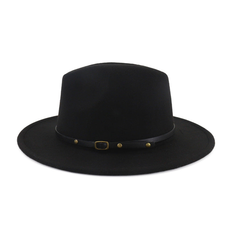 Sterling Aurelia™ Color-Trim Wool-Felt Fedora