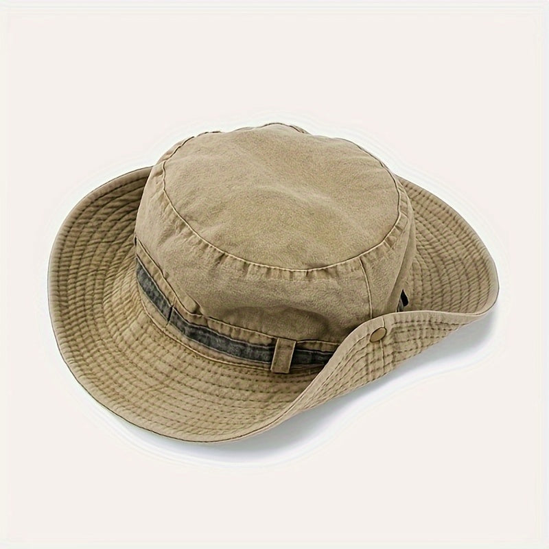 Sterling Sun Hat Boonie Hat™ Washed Cotton Bucket Hat Chin Strap