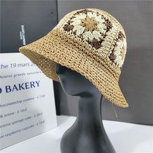 Sterling Elegant Folded™ Floral Straw Bucket Hat