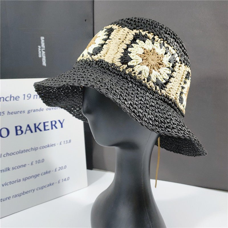 Sterling Elegant Folded™ Floral Straw Bucket Hat