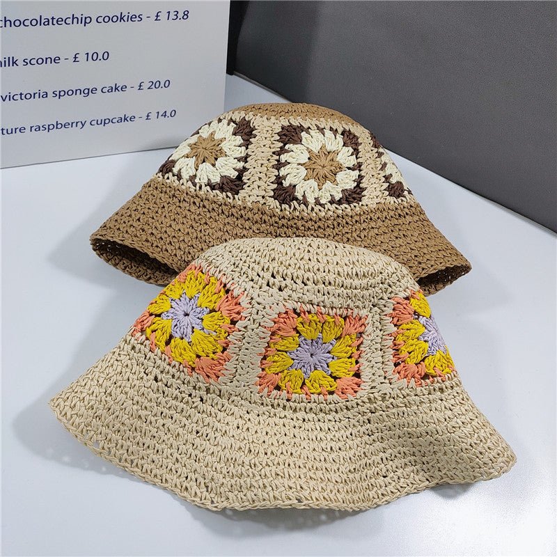 Sterling Elegant Folded™ Floral Straw Bucket Hat