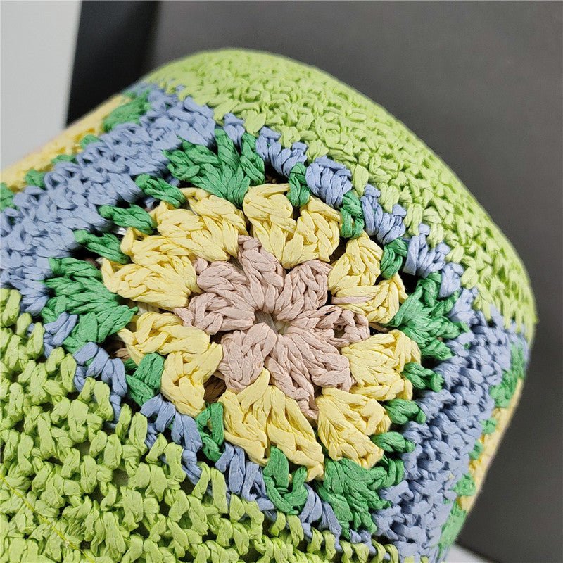 Sterling Elegant Folded™ Floral Straw Bucket Hat