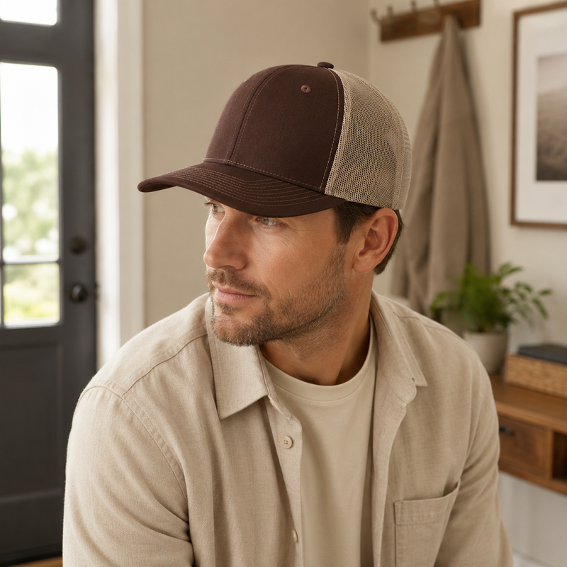 Sterling™ Breathable Mesh Baseball Cap Adjustable Snapback