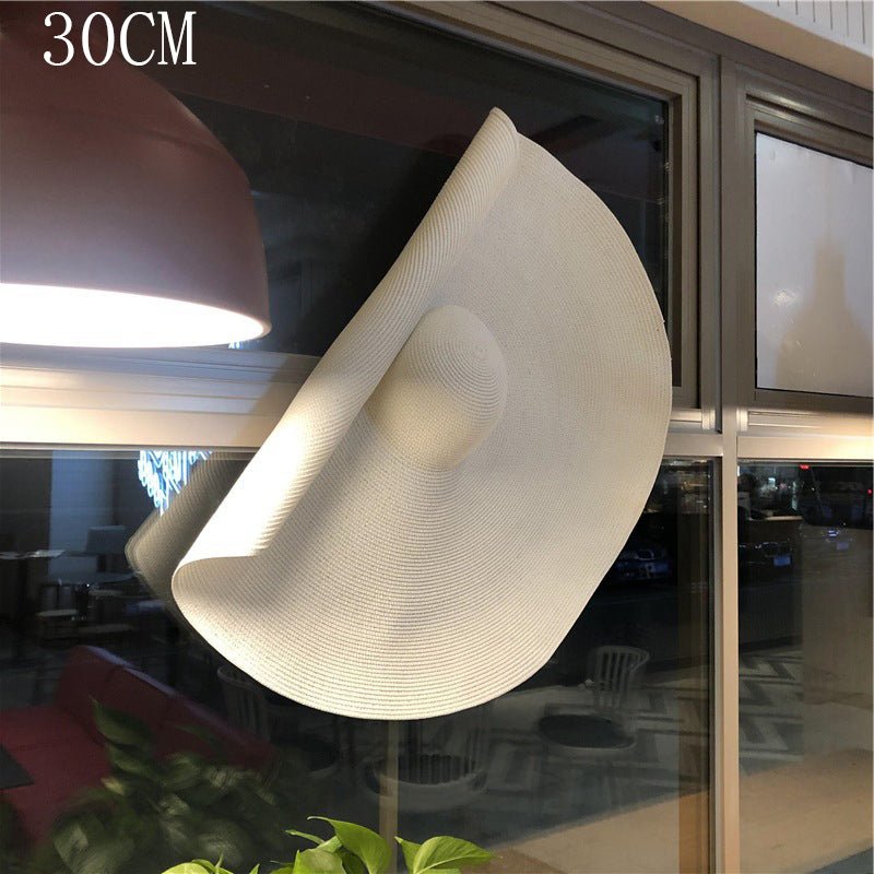 Sterling Oversized Dome™ Straw Hat Wide Brim