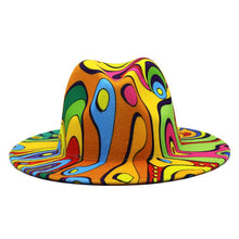 Sterling Felt Hat™ Spring And Autumn Pattern Top Hat Fedoras Hat