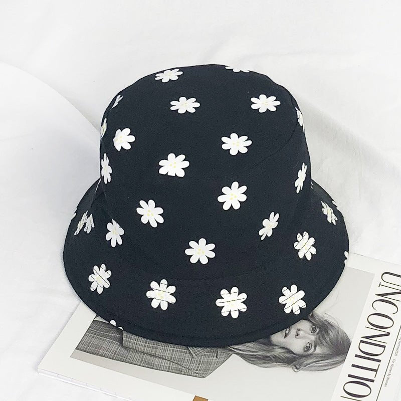 Sterling Flower Short™ Edged Bowler Hat Felt Floral Accent
