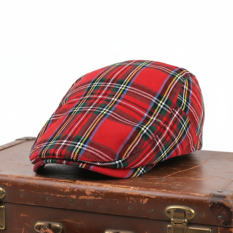 Sterling Tartan Cotton Ivy Cap™ Low Crown Plaid Seam Detail