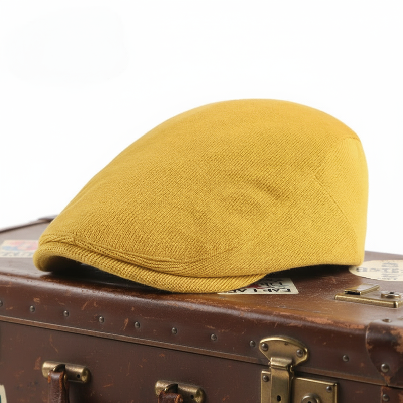 Sterling Corduroy Flat Cap™ Ivy Shape Ribbed Fabric Tonal Seam
