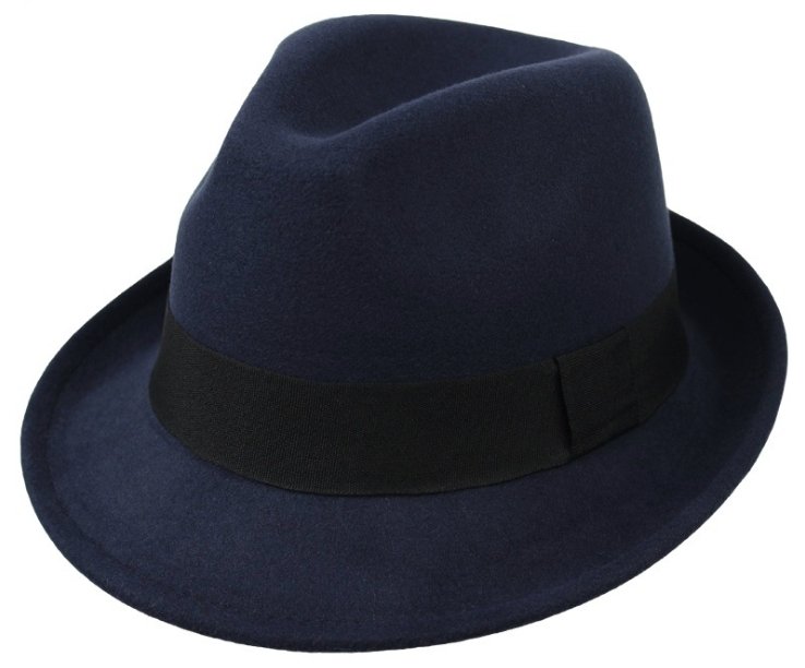 Sterling Gentleman Hat Jazz Fedoras Hat™ Classic Felt Fedora Band Detail