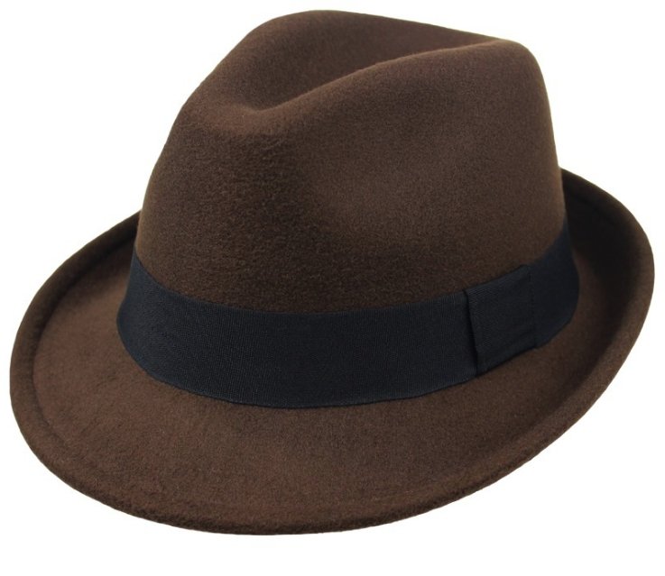 Sterling Gentleman Hat Jazz Fedoras Hat™ Classic Felt Fedora Band Detail