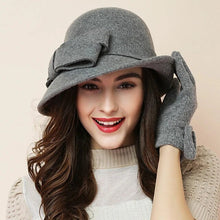 Sterling Vintage and elegant Lucy Fedora™ Felt Brim Band Detail