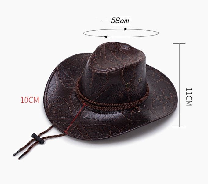 Sterling Great Western™ Cowboy Hat Vintage Style Adjustable Fedora