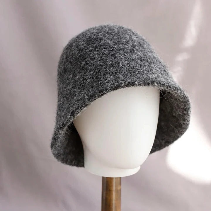Sterling Cold Season Fleece™ Cloche Wool Hat Soft Brim