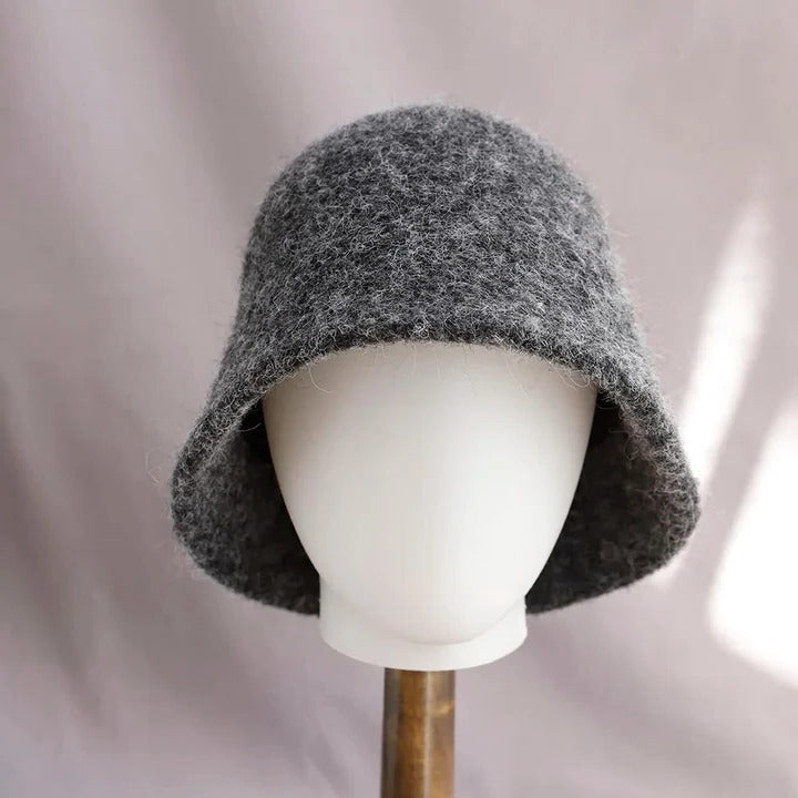 Sterling Cold Season Fleece™ Cloche Wool Hat Soft Brim