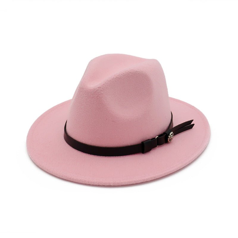 Sterling Jazz Flat™ Brim Felt Straight Brim Hat Fedoras Hat