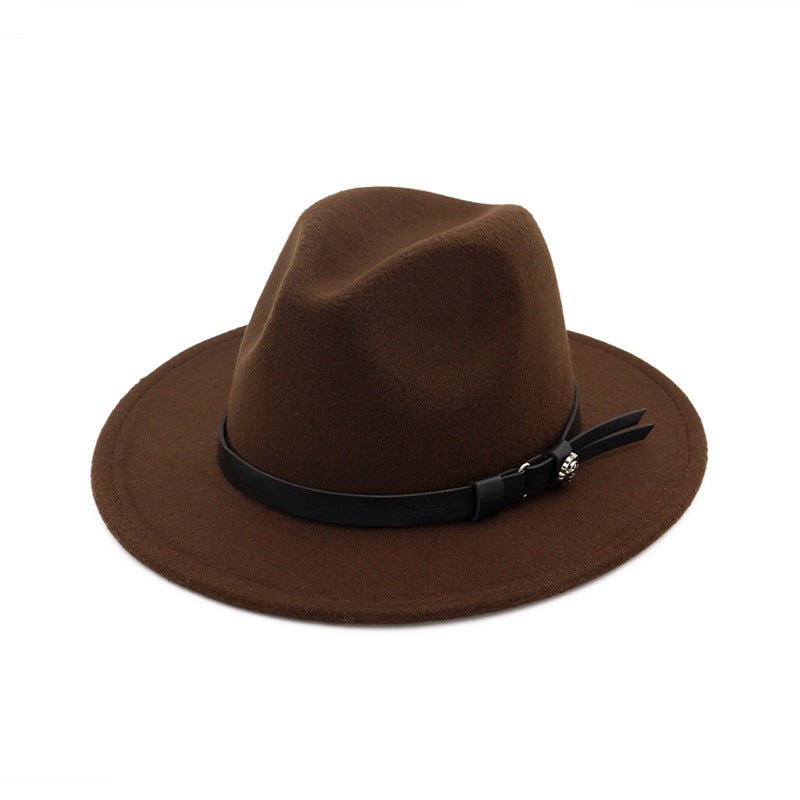 Sterling Jazz Flat™ Brim Felt Straight Brim Hat Fedoras Hat