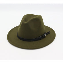 Sterling Jazz Flat™ Brim Felt Straight Brim Hat Fedoras Hat