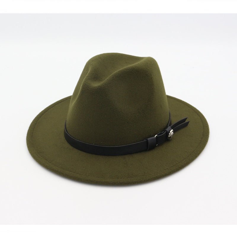 Sterling Jazz Flat™ Brim Felt Straight Brim Hat Fedoras Hat