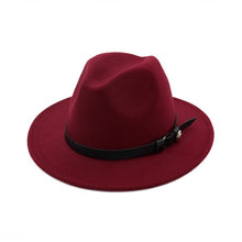 Sterling Jazz Flat™ Brim Felt Straight Brim Hat Fedoras Hat