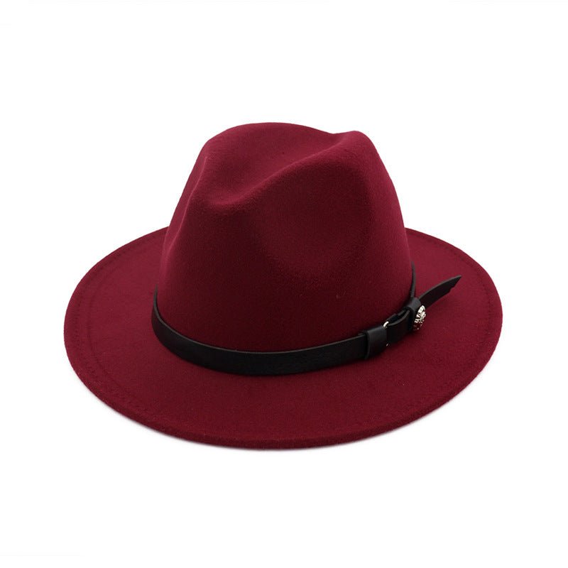 Sterling Jazz Flat™ Brim Felt Straight Brim Hat Fedoras Hat