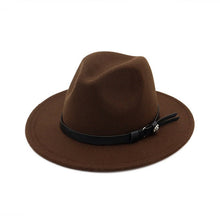 Sterling Jazz Flat™ Brim Felt Straight Brim Hat Fedoras Hat