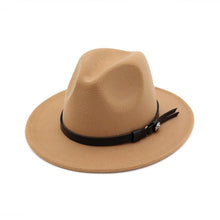 Sterling Jazz Flat™ Brim Felt Straight Brim Hat Fedoras Hat