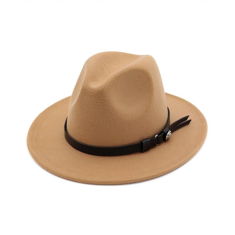 Sterling Jazz Flat™ Brim Felt Straight Brim Hat Fedoras Hat