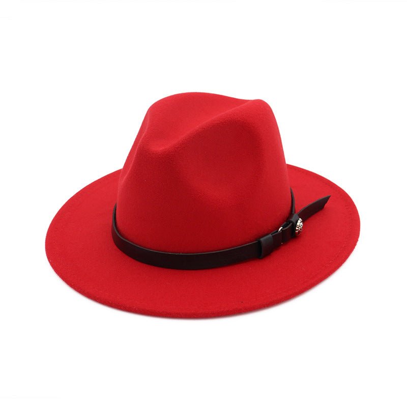 Sterling Jazz Flat™ Brim Felt Straight Brim Hat Fedoras Hat